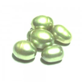 Almazöld tenyésztett gyöngy (6-6,5mm)