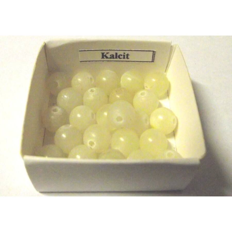 Kalcit golyó - átfúrt, választható méretben (db)